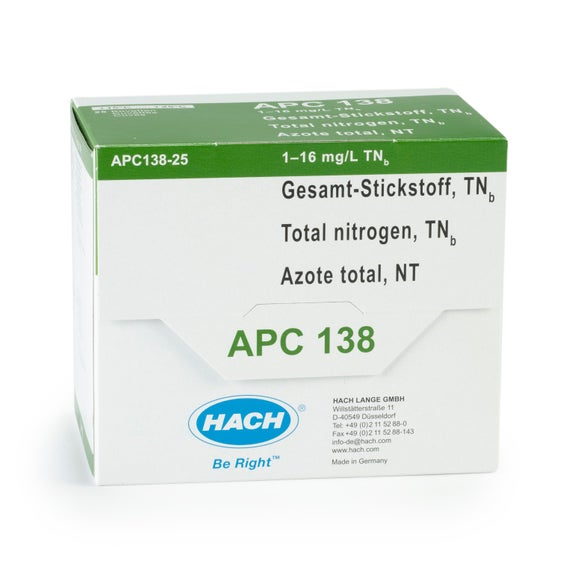 Gesamtstickstoff Küvettentest, 1-16 mg/L, 50 Bestimmungen