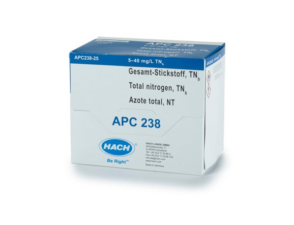 Gesamtstickstoff Küvettentest, 5-40 mg/L, 50 Bestimmungen