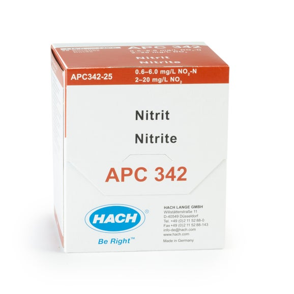 Nitrit Küvettentest, 0,6-6 mg/L, 100 Bestimmungen