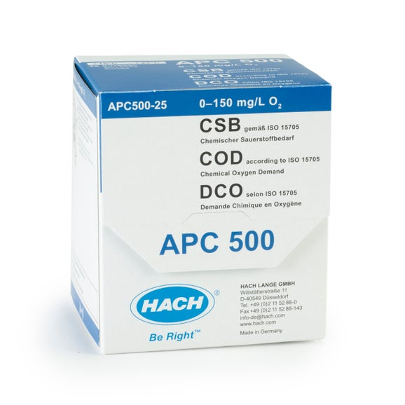 CSB Küvettentest (ISO 15705), 0-150 mg/L, 100 Bestimmungen