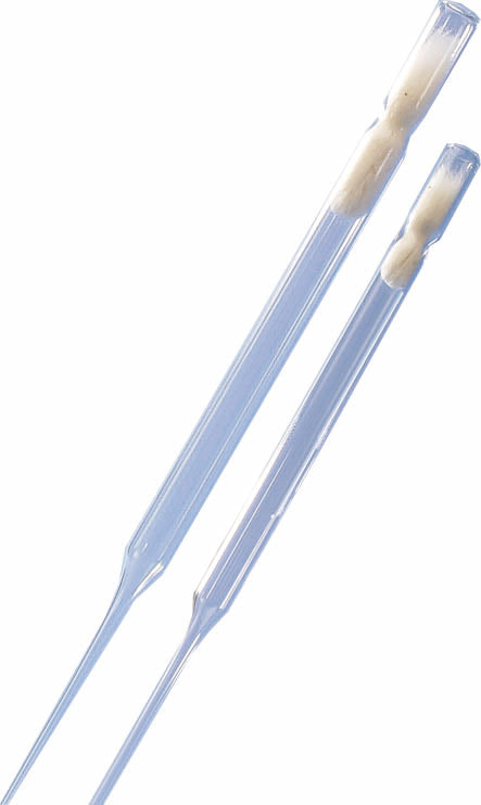 Einmal Pasteurpipetten, CERIUM Kalk-Natron-Glas, steril, mit Wattestopfen, ISO 7712