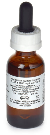 Magnesiumsulfat-Standard, 29 mL, für die Calcium-Titration und den Härte-Analysator, 10.000 mg/L CaCO₃, für SP510