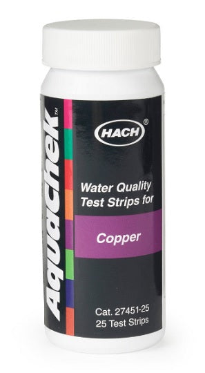 Teststreifen Kupfer, 0 - 3 mg/L, 25 Tests