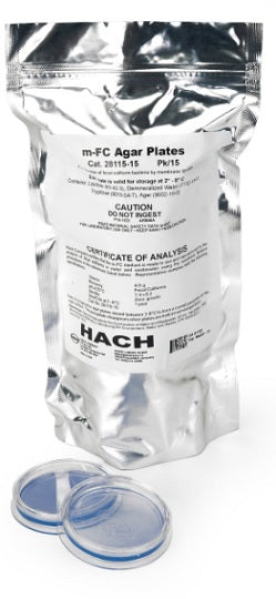 Agar-Platten m-FC, 15 Stück