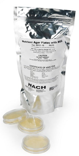 Nähr-Agar mit BECHER-Platten, 15 Stück