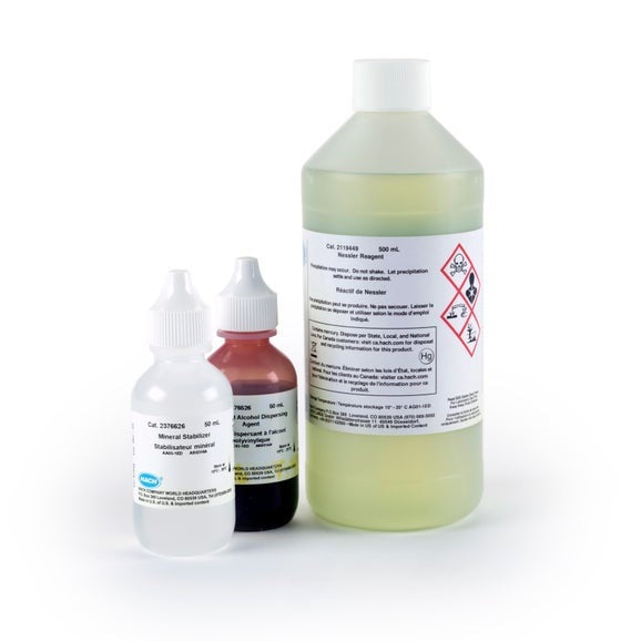 Ammonium Reagenziensatz, Nessler, 0,02-2,50 mg/L NH₃-N
