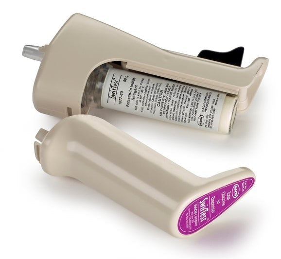 Kaliumiodid Swiftest Bulk-Dosierer mit Kaliumiodid-Ersatzampulle