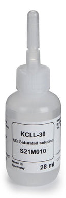 Gesättigte KCl-Lösung, 30 mL