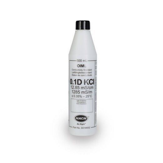 12,85 mS/cm zertifiziertes Referenzmaterial (CRM), OIML-Leitfähigkeitsstandardlösung, KCl 0,1 D, 500 mL