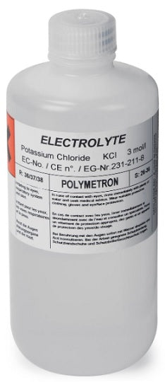3 M KCl Elektrolyt für Referenz-Elektrode, 500 mL