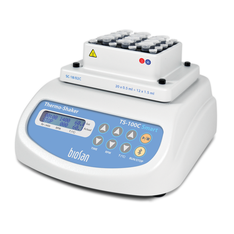 TS-100C Smart, Thermo-Shaker with cooling for microtubes and PCR plates
