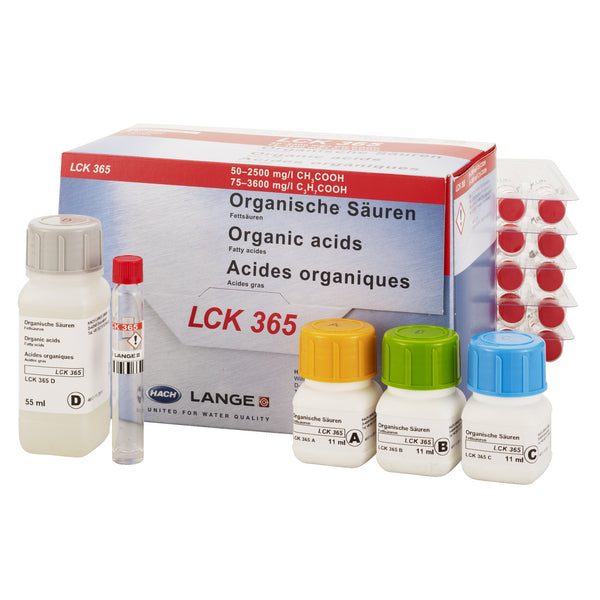 Organische Säuren Küvettentest 50-2500 mg/L, 25 Bestimmungen