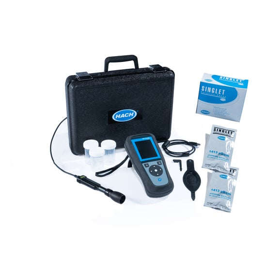 HQ2100 Tragbares Multimeter mit Leitfähigkeitselektrode CDC401