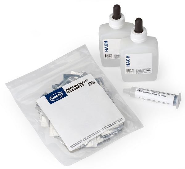 Chlor-Reagenziensatz (frei und gesamt), DPD-FEAS, Digital-Titrator