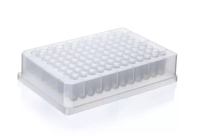 Deep-well Platte, 96-well, PP, well-Form rund, U-Boden, Standard, 0.5 ml, BIO-CERT PCR QUALITY, pk/48