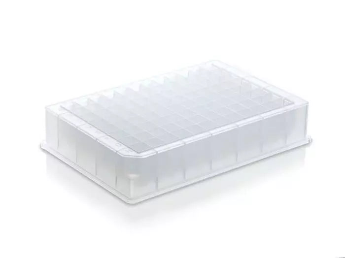 Deep-well Platte, 96-well, PP, well-Form rund, U-Boden, Standard, 1.1 ml, BIO-CERT PCR QUALITY, pk/24