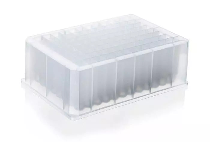 Deep-well Platte, 96-well, PP, well-Form eckig, U-Boden, Standard, 2.2 ml, BIO-CERT PCR QUALITY, pk/24