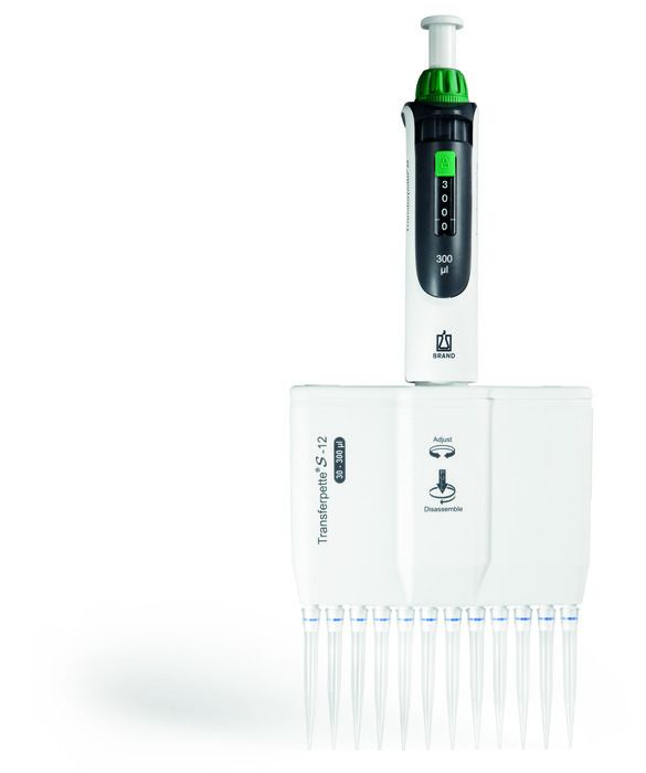 Multichannel microliter pipette Transferpette® S-12, DE-M