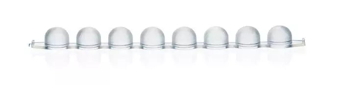 Deckelstreifen 8er-Strips, für Röhrchen 1.2 ml, PE, lose, BIO-CERT CERTIFIED QUALITY, pk/120