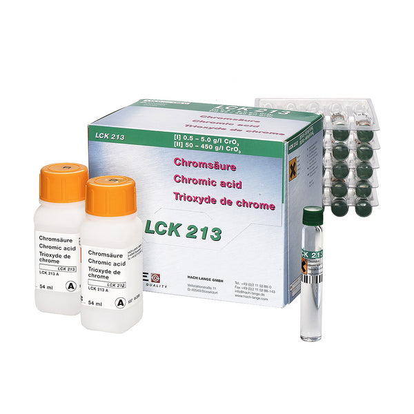 Chromsäure-Bäder Küvettentest 0,5-450 g/L CrO₃, 25 Bestimmungen