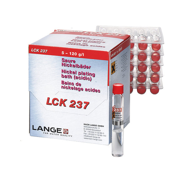 Nickelbäder, saure, Küvettentest 5-120 g/L Ni, 25 Bestimmungen