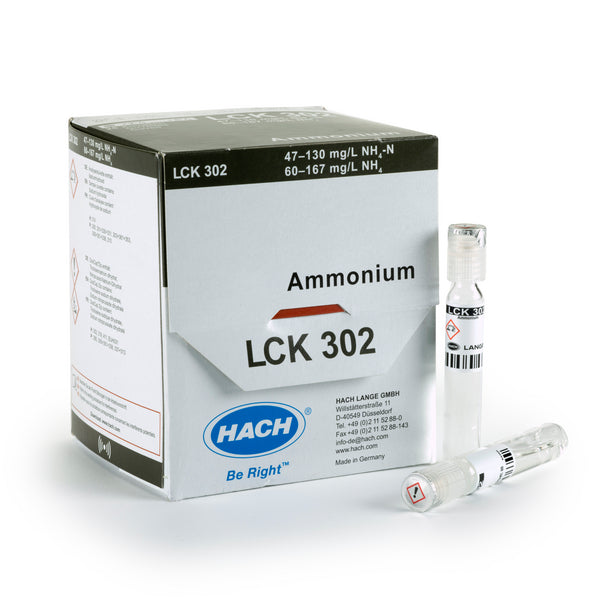 Ammonium Küvettentest 47-130 mg/L NH₄-N, 25 Bestimmungen