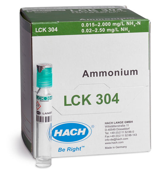 Ammonium Küvettentest 0,015-2,0 mg/L NH₄-N, 25 Bestimmungen