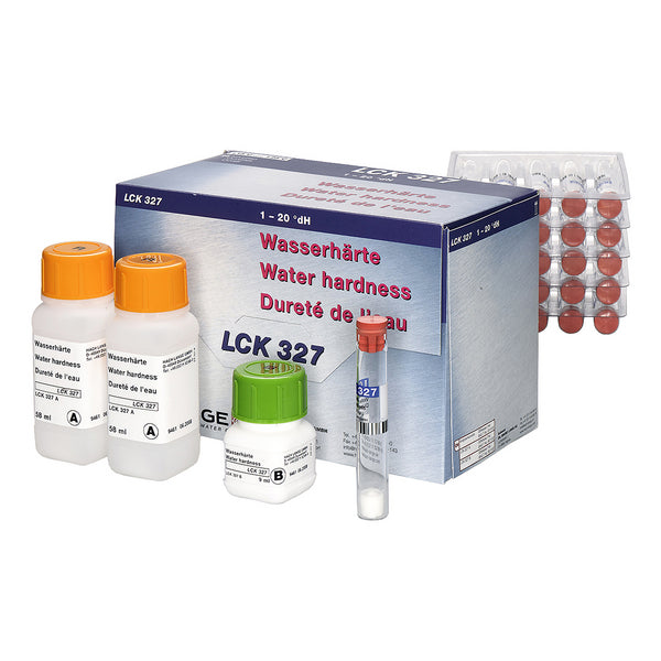Wasserhärte Küvettentest 1-20 °dH, 25 Bestimmungen