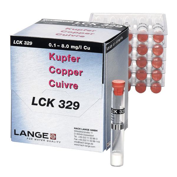 Kupfer Küvettentest 0,1-8,0 mg/L Cu, 25 Bestimmungen